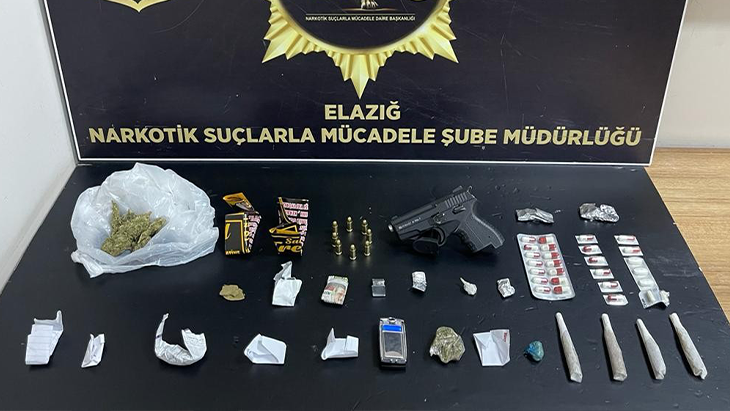 Elazığ'da uyuşturucu tacirlerine tutuklama