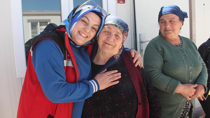 Psikososyal ekibi Ahıska Türklerini yalnız bırakmadı